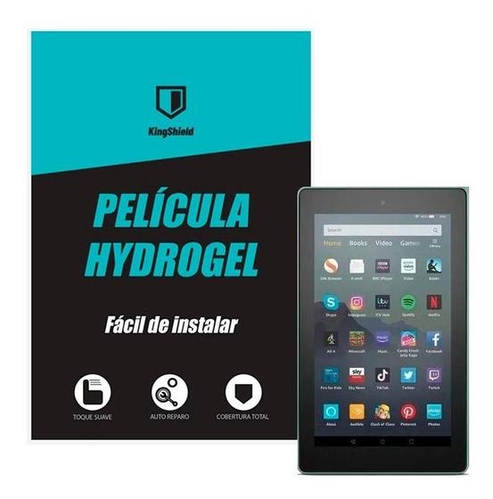 Imagem de Película Compatível Amazon Fire 7 2019 Kingshield Hydrogel Cobertura Total