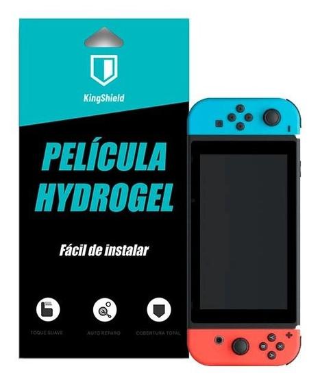 Imagem de Película Compatível Nintendo Switch Kingshield Hydrogel Cobertura Total (2x Unid Fosca)