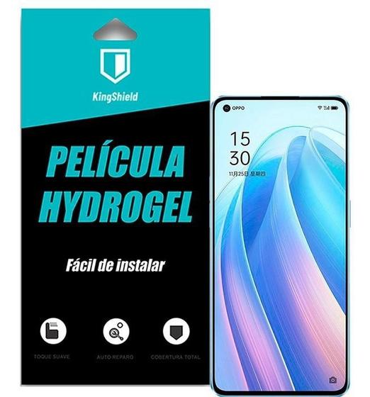 Imagem de Película Compatível Oppo Reno 7 Pro 5G Kingshield Hydrogel Cobertura Total - Privacidade Fosca