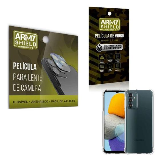 Imagem de Película De Câmera E Tela Samsung M23 E Capinha Anti Shock