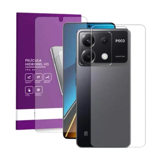 Imagem de Pelicula De Hidrogel Frente E Verso Para Xiaomi Poco X6 Pro