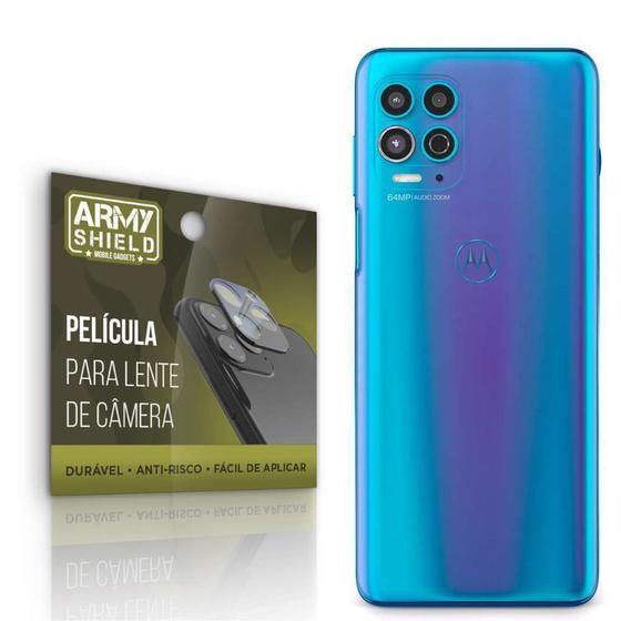 Imagem de Película de Lente Câmera Motorola Moto G100 - Armyshield