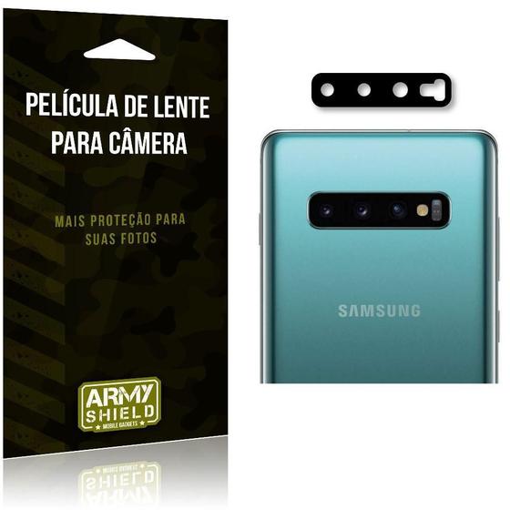 Imagem de Película De Lente Para Camera Galaxy S10 Plus - Armyshield