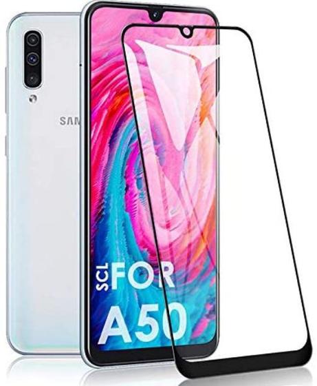 Imagem de Pelicula De Vidro 3d 5d Samsung Galaxy A50 Full Cover Cobre Tela Toda