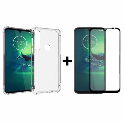 Imagem de Película De Vidro 3d + Capa Anti impacto Motorola G8 Plus