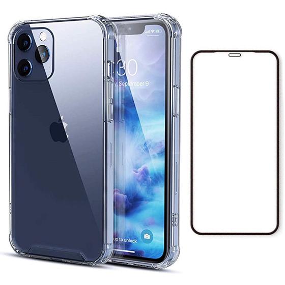 Imagem de Película De Vidro 3d + Capa Antiimpacto iPhone 11 Pro Max