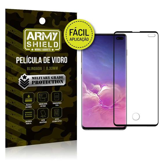 Imagem de Película de Vidro 3D Curvada Samsung S10 Plus - Armyshield