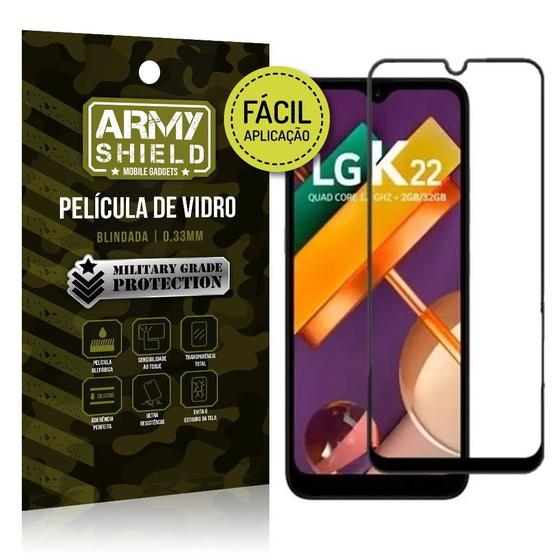 Imagem de Película de Vidro 3D Fácil Aplicação LG K22 - Armyshield