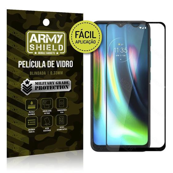 Imagem de Película de Vidro 3D Fácil Aplicação Moto G9 Play - Armyshield