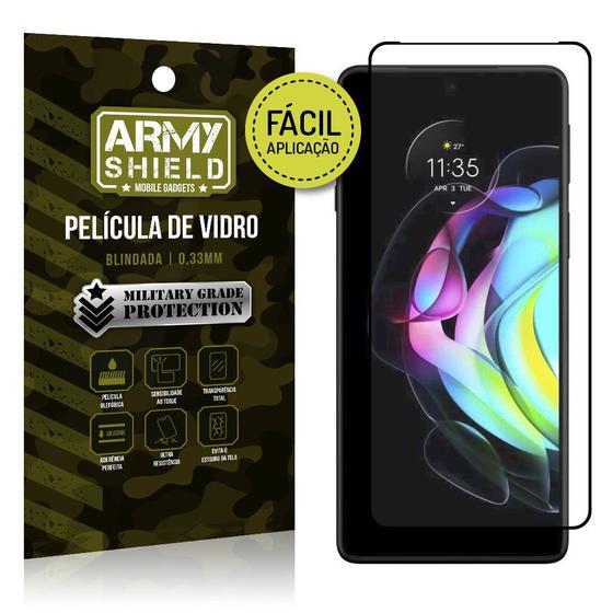 Imagem de Película de Vidro 3D Moto Edge 20 Fácil de aplicação - Armyshield