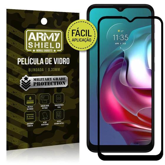 Imagem de Película De Vidro 3D Moto G30 Fácil De Aplicação -Armyshield