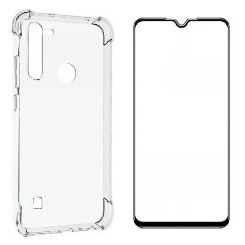 Imagem de Película De Vidro 3d Motorola G8 Plus + Capa Antiimpacto Top