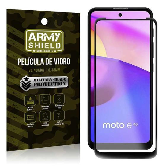 Imagem de Película de Vidro 3D Motorola Moto E40 - Armyshield