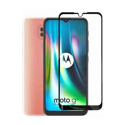 Imagem de Película de Vidro 3D para Moto G9 Play bordas pretas