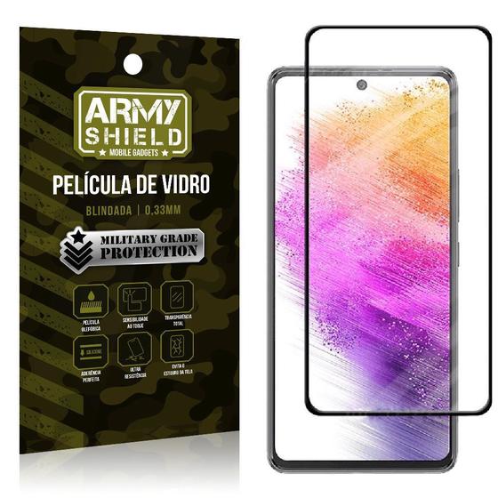 Imagem de Película de Vidro 3D Samsung A73 5G Blindada Full Cover Armyshield