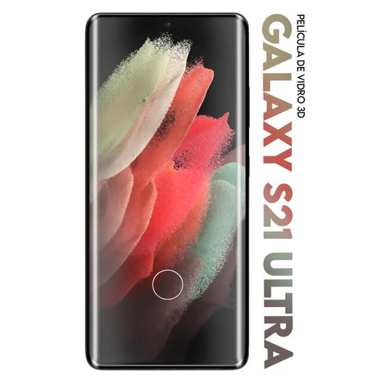 Imagem de Película De Vidro Full 3D Curvada Para Galaxy S21 Ultra G998 6.8