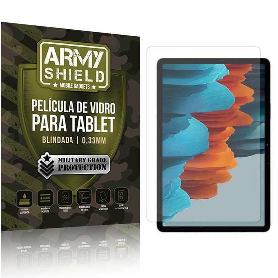 Imagem de Película De Vidro Galaxy Tab S7 Plus 12.4' T970 - Armyshield