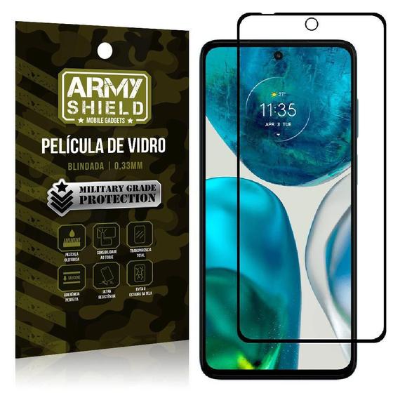 Imagem de Película De Vidro Moto G52 Cobre A Tela Toda Armyshield