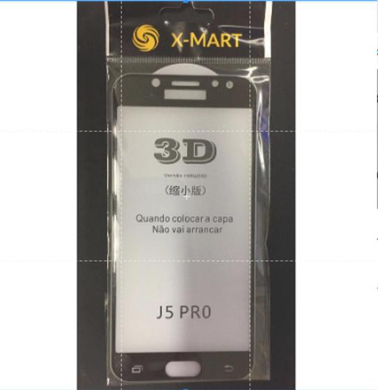Imagem de Película de vidro para Samsung Galaxy J5 Pro Preto 3D