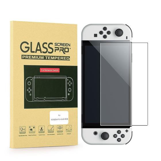 Imagem de Película De Vidro Protetora Glass Para Nintendo Switch OLED