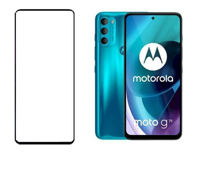 Imagem de Película De Vidro Temperada 9H Anti risco 3D 5D 9D Compatível Motorola Moto G71 5g