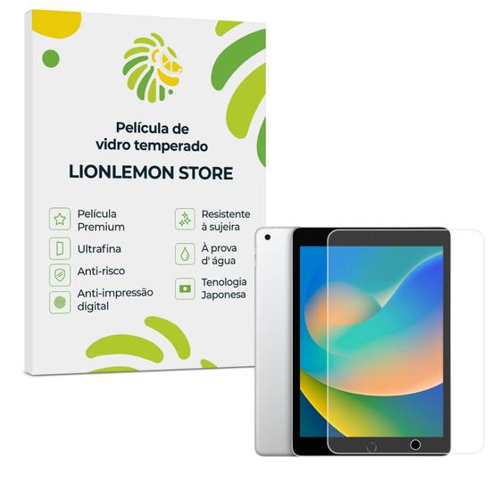 Imagem de Película de vidro temperado compatível com iPad 10.2, geração 7 8 9 - Mais proteção para o seu iPad - LionLemon Store