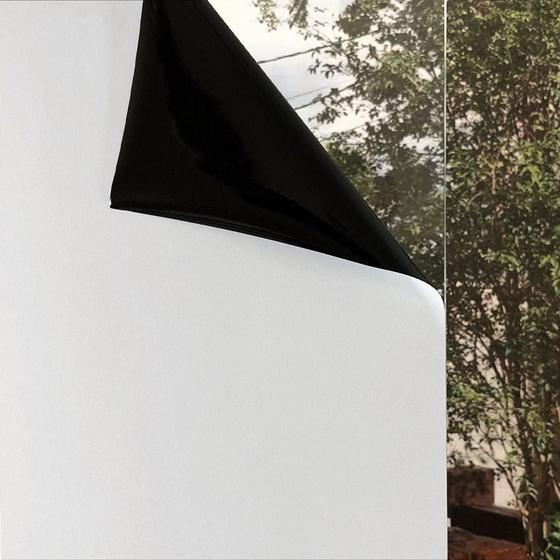 Imagem de Pelicula Eletrostatica para Vidro Blindex Blackout Preto e Branco 200x60cm