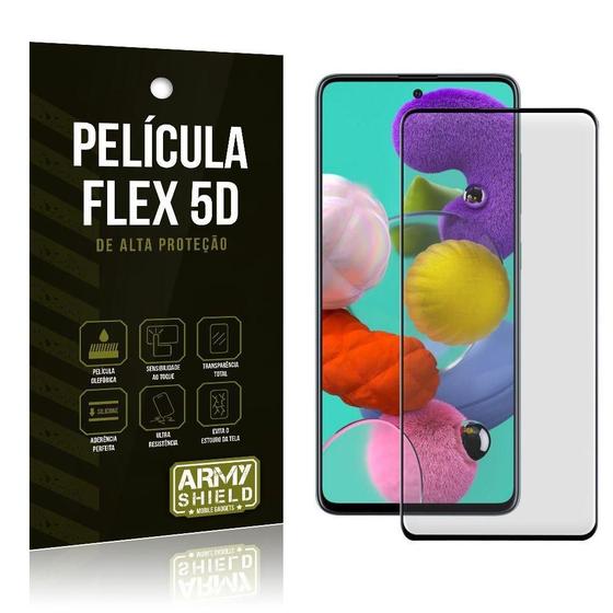 Imagem de Película Flex 5D Cobre a Tela Toda Blindada Galaxy A51