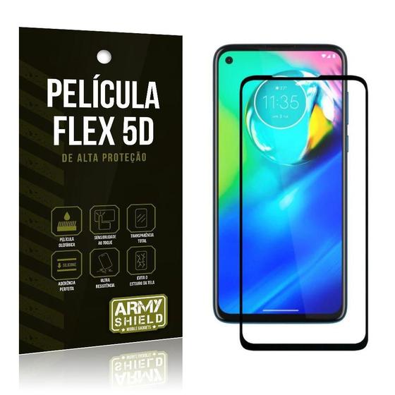 Imagem de Película Flex 5D Cobre A Tela Toda Blindada Moto G8 Power