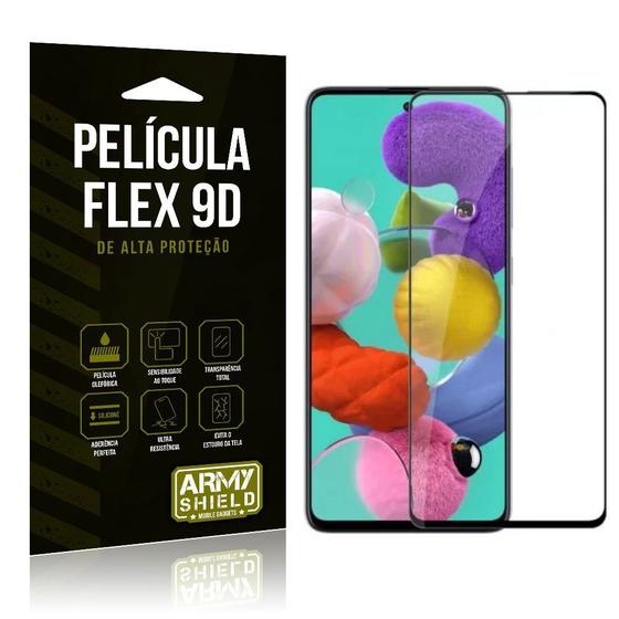 Imagem de Película Flex 9D Cobre a Tela Toda Blindada Galaxy A51 - Armyshield