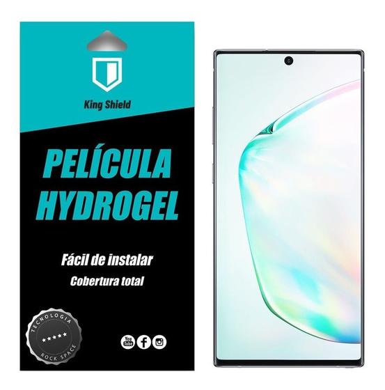 Imagem de Película Galaxy Note 10 Plus Kingshield Hydrogel Cobertura Total (Tela & Traseira)
