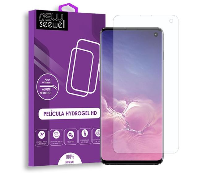 Imagem de Pelicula Galaxy S10 Hydrogel HD Anti Impacto - Cobre Toda a Tela