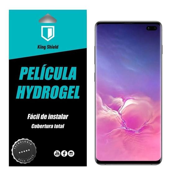 Imagem de Película Galaxy S10 Plus (6.4) Kingshield Hydrogel Cobertura Total da Tela (3X Unidades Tela)