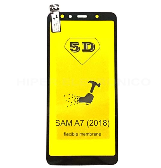 Película Gel 5d Nano Para Samsung Galaxy A7 2018 Menor preço em Película Gel 5d Nano Para Samsung Galaxy A7 2018