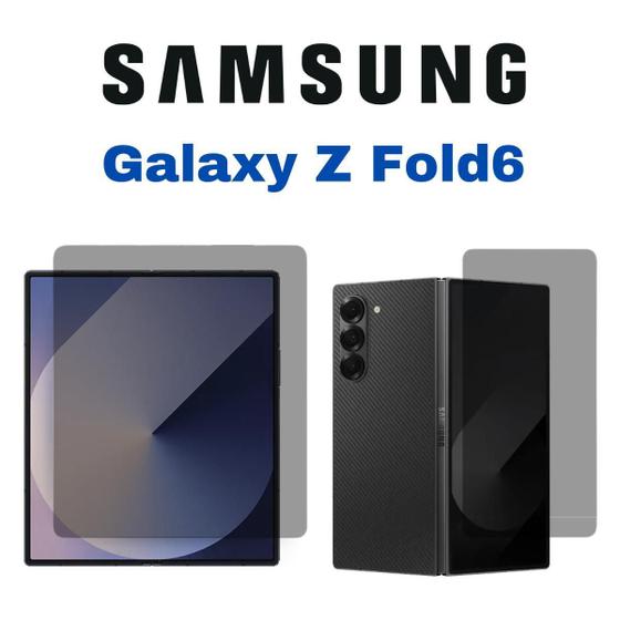 Imagem de Pelicula Gel Privativa Frente Verso Para Galaxy Z Fold 6