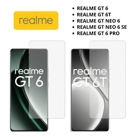 Imagem de Pelicula Hidrogel Transparente Para Todos Modelos De Realme GT 6