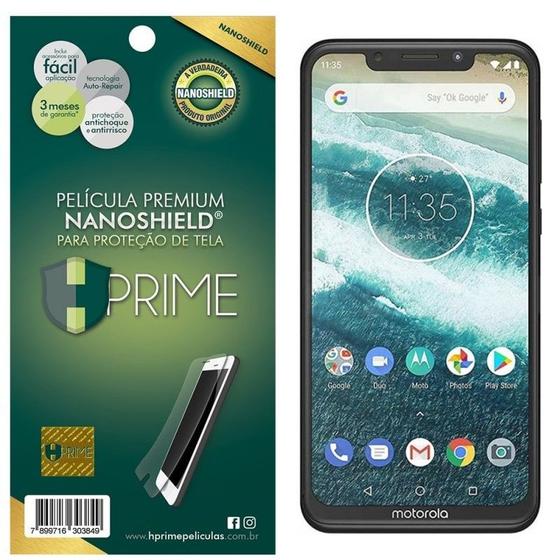 Imagem de Película HPrime para Motorola One Power / P30 Note - NanoShield Transparente