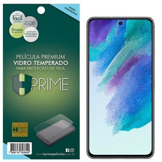 Imagem de Película HPrime para Samsung Galaxy S21 FE (Fan Edition) 6.4 - Vidro Temperado Transparente