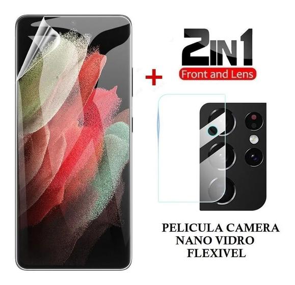 Película Hydrogel Hd Galaxy S21 Ultra + Pelicula Camera Menor preço em Película Hydrogel Hd Galaxy S21 Ultra + Pelicula Camera