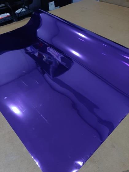 Imagem de Pelicula insulfilm roxo violeta espelhado 75cm x1metro