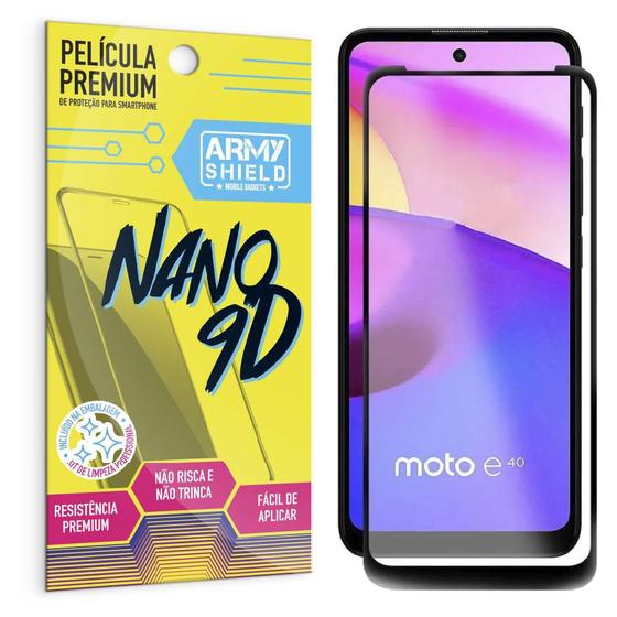 Imagem de Película  Moto E40 Nano Cerâmica 9D - Armyshield