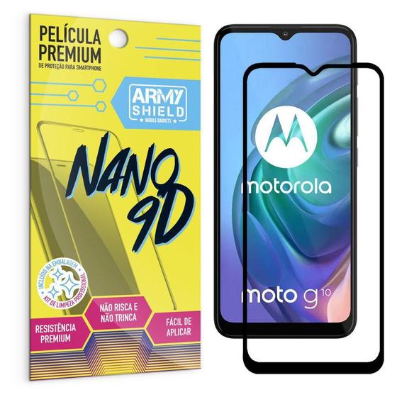 Imagem de Película Moto G10 Premium Nano 9D - Armyshield