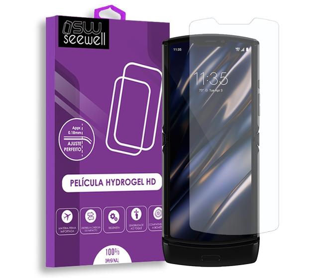 Imagem de Pelicula Motorola Razr Hydrogel HD Anti Impacto - Cobre Toda a Tela