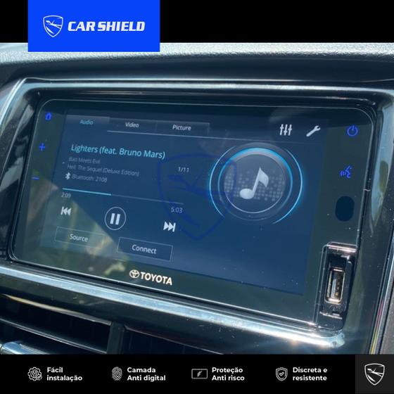 Imagem de Película Multimídia Proteção Toyota Yaris Glass Car Shield