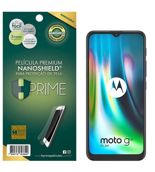 Imagem de Película Nanoshield HPrime Motorola Moto G9 Play Tela 6.5