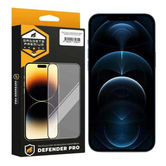 Imagem de Película para iPhone 12 Pro Max - Defender Pro - Preta - Gshield