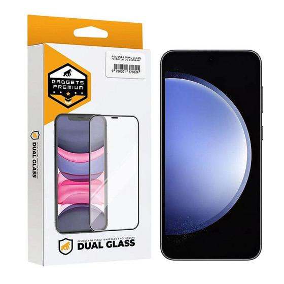 Imagem de Película para Samsung Galaxy S23 FE - Dual Glass Preta - Gshield