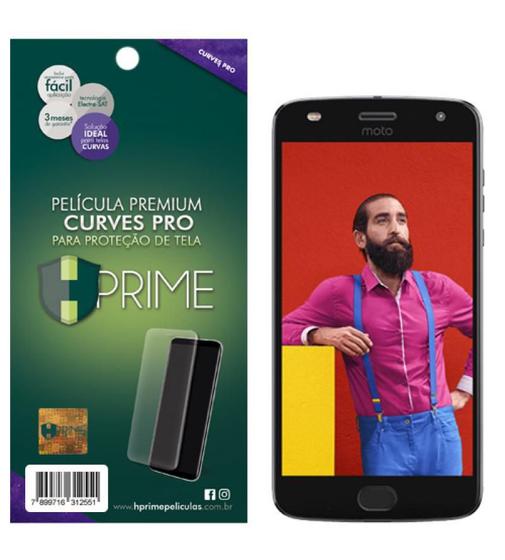 Imagem de Película Premium Hprime Curves Motorola Moto Z Play - Cobre Toda Tela