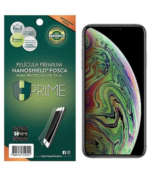 Imagem de Pelicula Premium HPrime iPhone Xs Max / 11 Pro Max - NanoShield Fosca