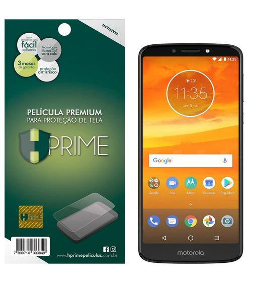 Imagem de Pelicula Premium HPrime para Motorola Moto E5 Plus - PET Invisivel